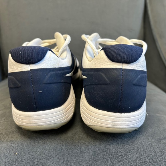 Nike Vapor Pro Golf Men Shoes-US 7.5/ UK 6.5 waterproof uppers blue white spike - Picture 2 of 8